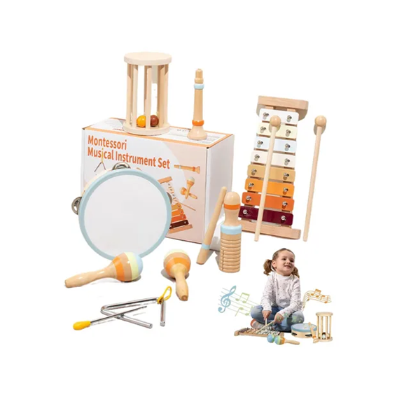 BOX 7 INSTRUMENTOS MUSICALES DE MADERA