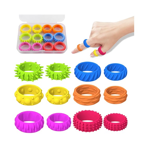 ANILLOS SENSORIALES FIDGET